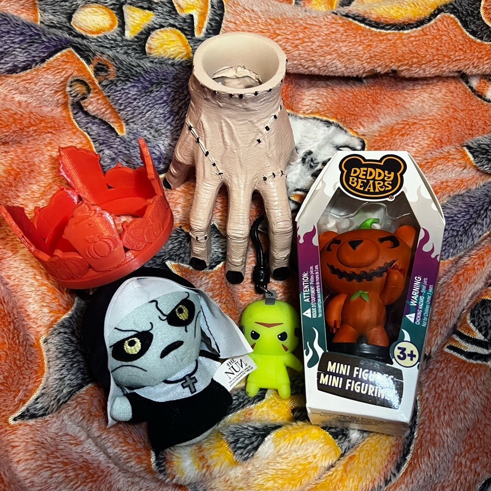 Horror Jason Friday 13 Nun Conjuring Addams Family Thing Deddy Bear Set of 5